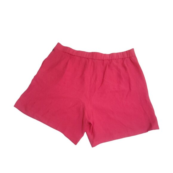 Vince Camuto Womens Summer Heat Geranium Pink Shorts 22W Rayon/Nylon Zipper - Picture 16 of 16